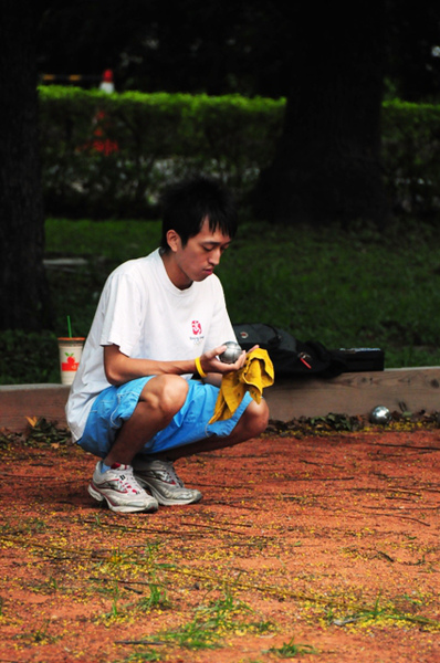 圖十.JPG 午後隨影─側拍文化大學滾球隊練習 圖十.JPG